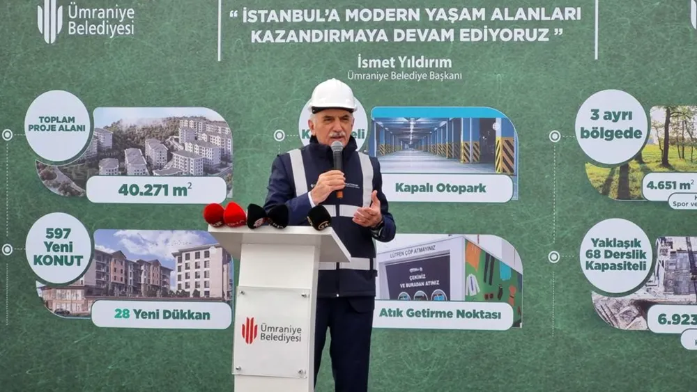 Ümraniye’de 2 bin 32 yeni bağımsız birim yapılacak