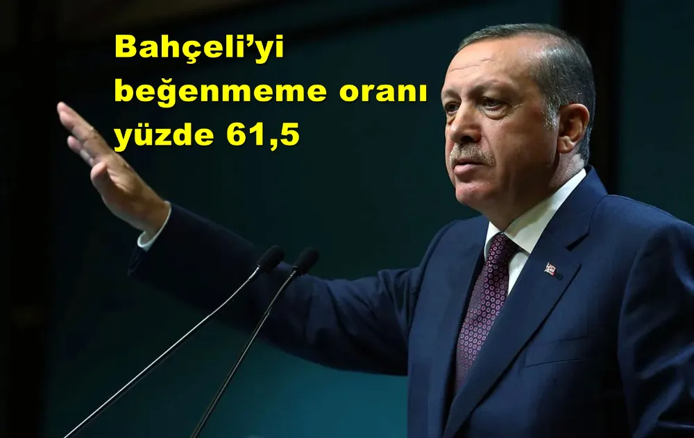 Erdoğan ankette 4. sıraya geriledi