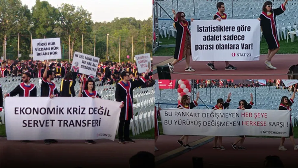 ODTÜ mezuniyet töreninde yeni rektöre protesto şoku