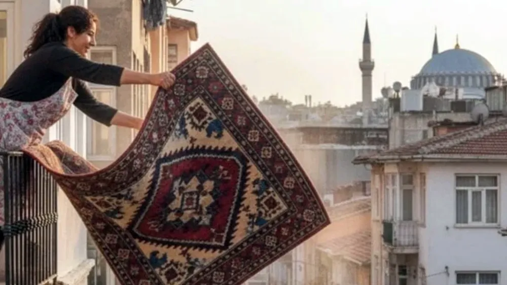 Halı silkeledi, hapis cezası aldı