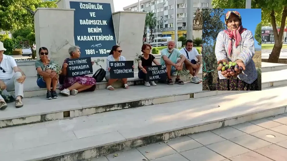 Muğla’da maden yasasına karşı oturma eylemi