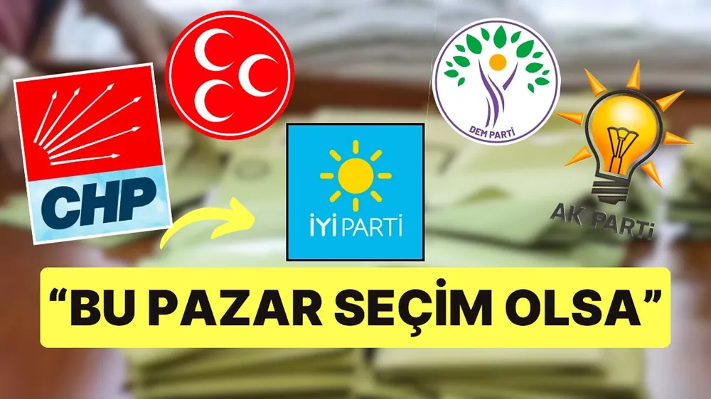 Bu pazar seçim olsaydı hangi parti birinci olurdu?