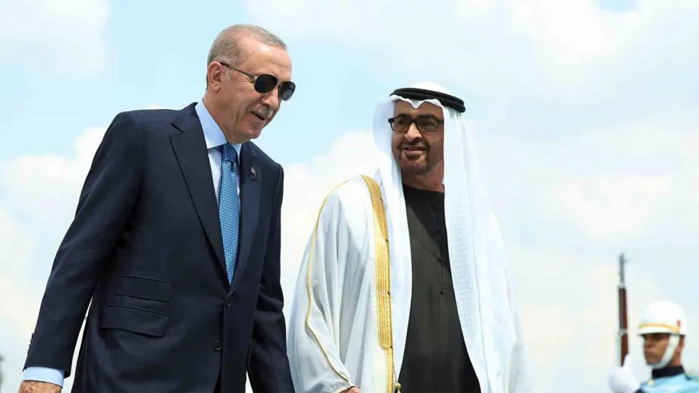 Erdoğan ve Al Nahyan bir araya geldi
