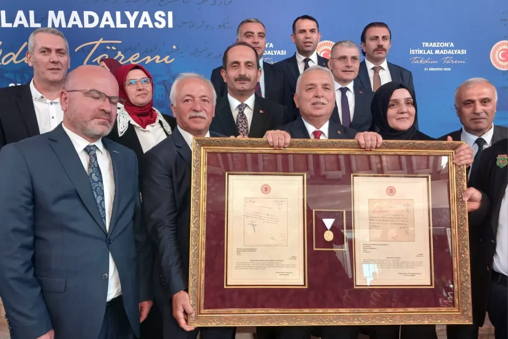 Trabzon, 101 Yıl Sonra İstiklal Madalyası’na Kavuştu