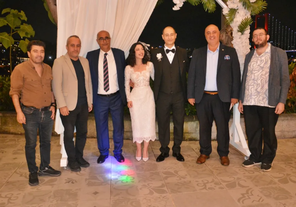 Gazeteci Erkin Erk ve Berna Akkaya Dünyaevine Girdi