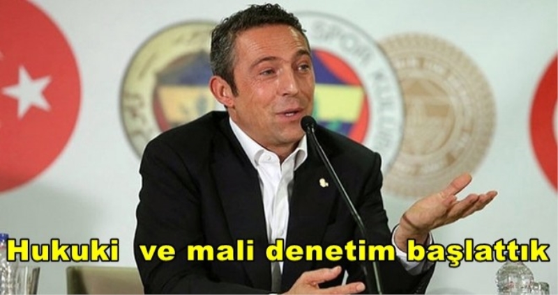 Ali Koç: Hukuki  ve mali denetim başlattık