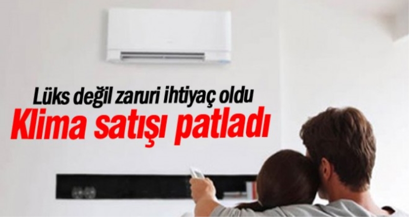 Sıcak hava bastırdı, klima satışı patladı